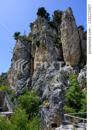 Rock Formation Inside St. Hilarion Castle, Northern Cyprus Rock Formation Inside St. Hilarion Castle, Northern Cyprus 138225907