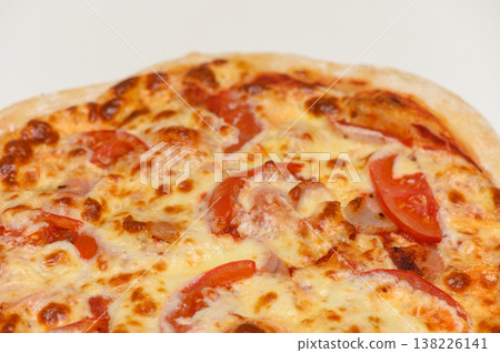 Bacon and Tomato Pizza with Cheese Bacon and Tomato Pizza with Cheese 138226141
