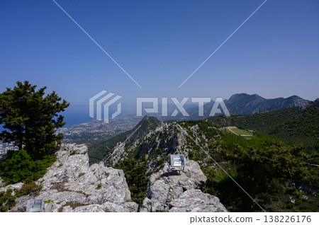 Overlooking Kyrenia and Blue Sea Overlooking Kyrenia and Blue Sea 138226176