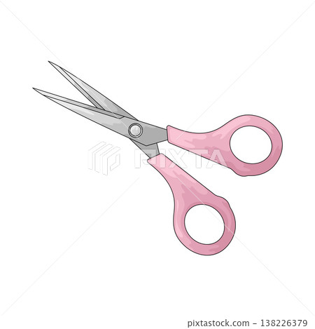 Illustration of scissors 138226379