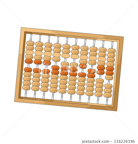 Illustration of Abacus Illustration of Abacus 138226396