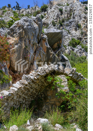 Medieval Interior of St. Hilarion Castle, Cyprus Medieval Interior of St. Hilarion Castle, Cyprus 138226657