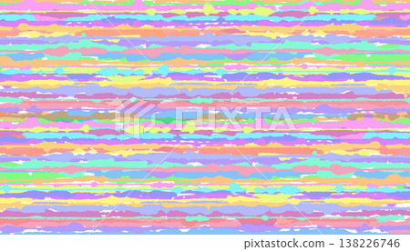 Colorful art born by chance: hand-painted border painting Colorful art born by chance: hand-painted border painting 138226746