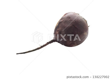 Boiled beetroot for salad on white background Boiled beetroot for salad on white background 138227002