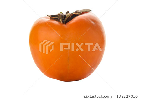 Appetizing persimmon isolated on white background Appetizing persimmon isolated on white background 138227016