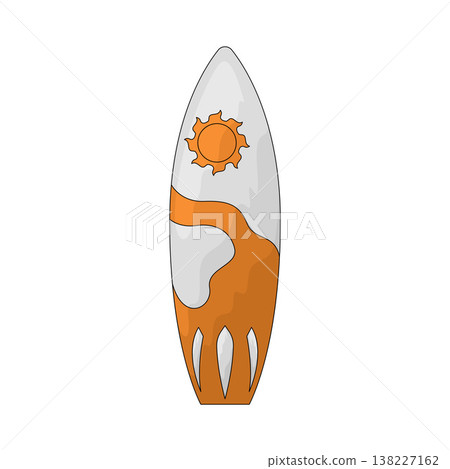 Illustration of Surfboard 138227162