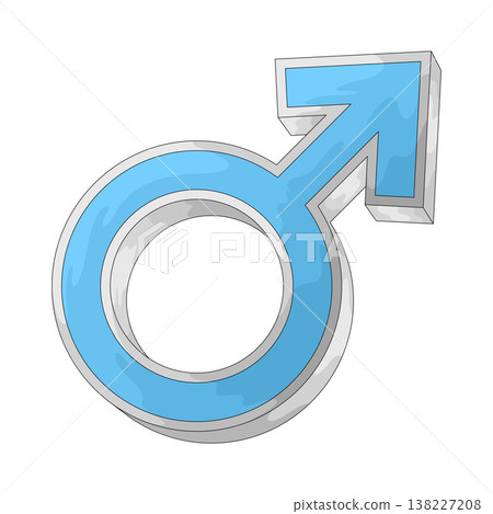 Illustration of Male Symbol 138227208