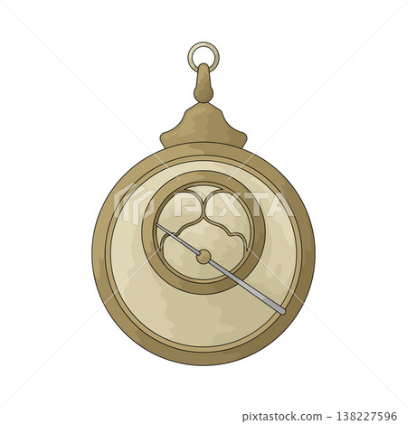 Illustration of Astrolabe Illustration of Astrolabe 138227596