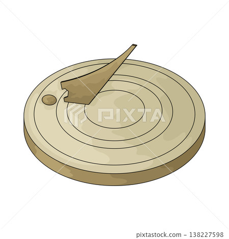 Illustration of Sundial Illustration of Sundial 138227598