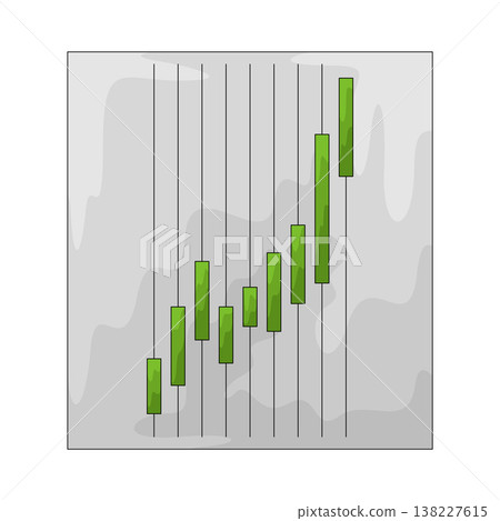 Illustration of Chart Up 138227615