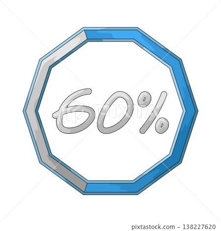 Illustration of Percentage 138227620