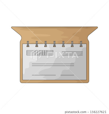 Illustration of Binder Illustration of Binder 138227621