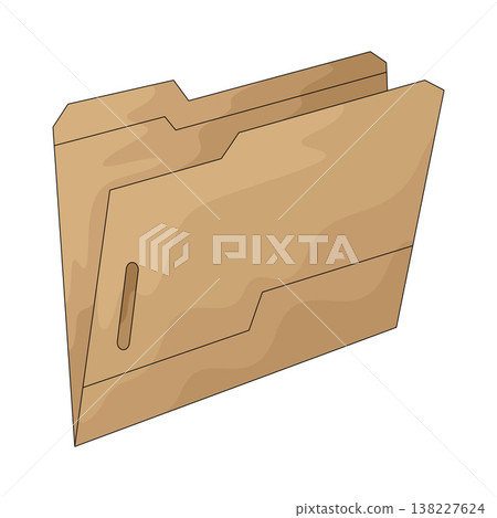 Illustration of Folder Illustration of Folder 138227624