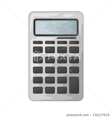 Illustration of calculator Illustration of calculator 138227629