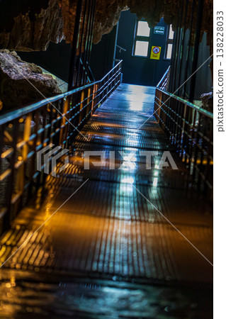 The eerie light and damp reflections of the underground passage The eerie light and damp reflections of the underground passage 138228033