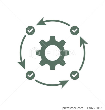 Maintenance service icon 138228045