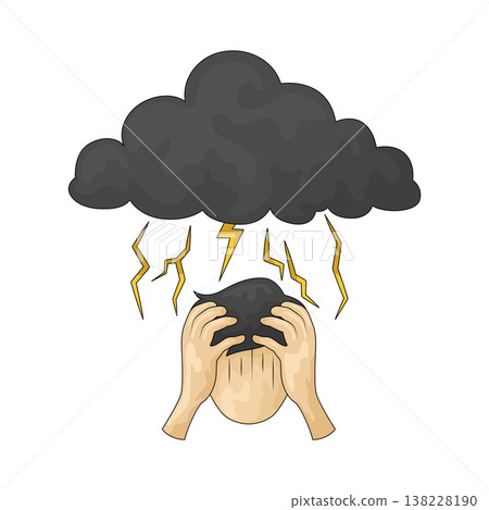 Illustration of Mental Storm 138228190