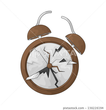 Illustration of Broken Clock Illustration of Broken Clock 138228194