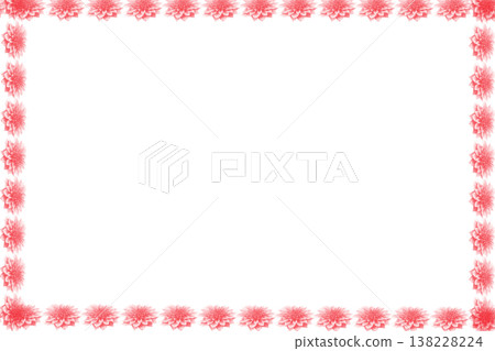 Black frame with leaves and red flowers by sides Black frame with leaves and red flowers by sides 138228224