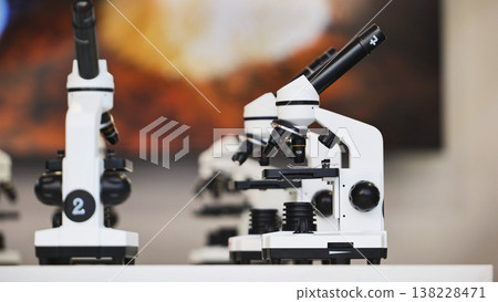 Microscopes for scientific research and education laboratory learning 138228471