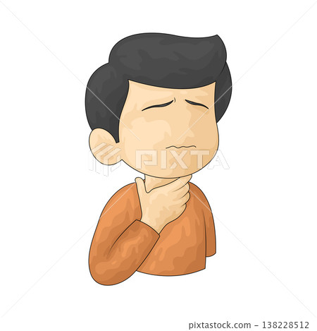 Illustration of Sore throat Illustration of Sore throat 138228512