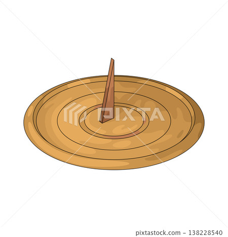 Illustration of Sundial Illustration of Sundial 138228540