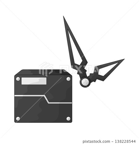Illustration of Clock Hands Illustration of Clock Hands 138228544