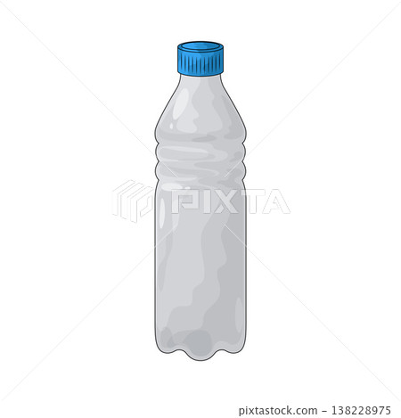 Illustration of Plastic Bottle Illustration of Plastic Bottle 138228975