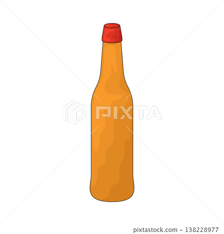 Illustration of Bottle Illustration of Bottle 138228977