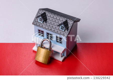 Security, a concept background for protecting your home from burglary or accident. Home security Security, a concept background for protecting your home from burglary or accident. Home security 138229342