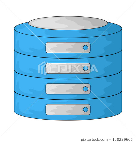 Illustration of Database Illustration of Database 138229665