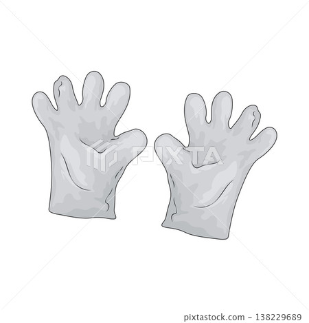 Illustration of Plastic Gloves 138229689