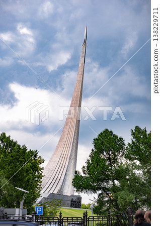 Monument to the Conquerors of Space in Moscow, celebrating space exploration 138229711