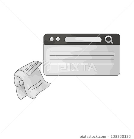 Illustration of document search Illustration of document search 138230323
