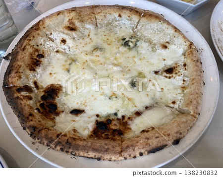 Stone-baked pizza - cheese Stone-baked pizza - cheese 138230832