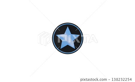 【透明背景】3D橡膠紋理獎牌 - 星形標誌(黑/藍) - 收藏/評分圖標 【透明背景】3D橡膠紋理獎牌 - 星形標誌(黑/藍) - 收藏/評分圖標 138232254