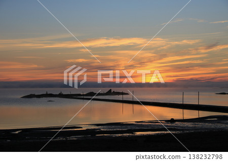 Sunrise view from Vita Sannar, Melerud, Sweden. Sunrise view from Vita Sannar, Melerud, Sweden. 138232798