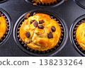 Chocolate chip muffin 138233264