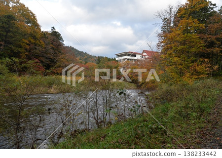 Yagen Gorge in late autumn (Mutsu City, Aomori Prefecture) 138233442