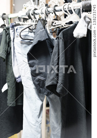 Laundry drying indoors Laundry drying indoors 138233745