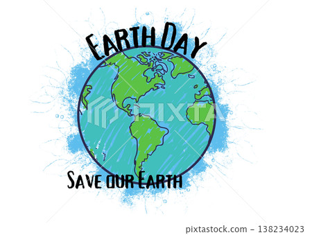 earth globe with green world map 138234023