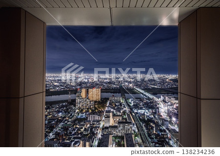 【世界百大夜景】市川市 I-Link Town 展望台夜景(面對市川橋) 【世界百大夜景】市川市 I-Link Town 展望台夜景(面對市川橋) 138234236