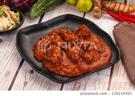 Indian cuisine Ginger murg tikka 138234565