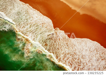 Abstract ocean waves background Abstract ocean waves background 138235225