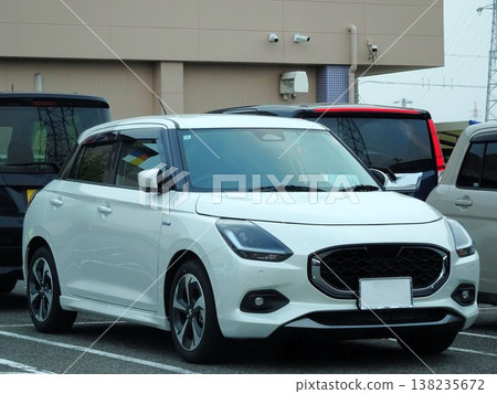 Car parked at parking lot Car parked at parking lot 138235672