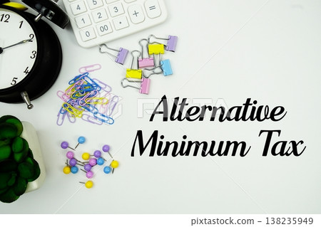 Build Wealth, Not Debt message with calculator, alarm clock and Stationery on white background Build Wealth, Not Debt message with calculator, alarm clock and Stationery on white background 138235949