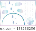 Gem-colored teardrop, fluorite gradient 138236256
