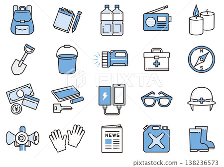 災害及災害預防圖示(12 個圖示) 災害及災害預防圖示(12 個圖示) 138236573