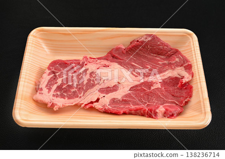 Beef shoulder loin steak 138236714