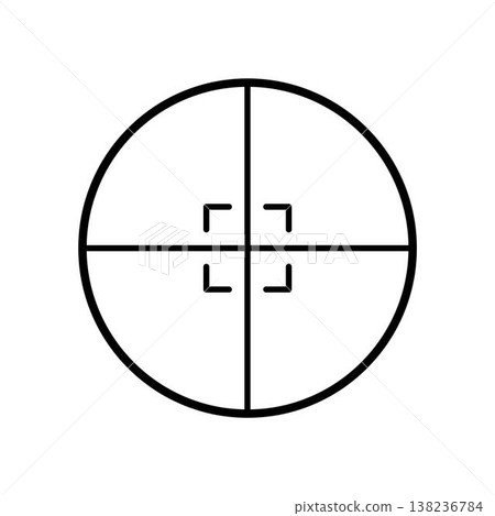 Cross hair icon vector design templates Cross hair icon vector design templates 138236784